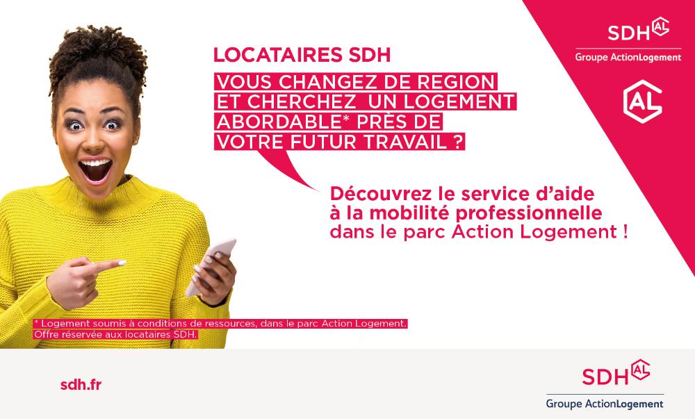 Locataires SDH, vous cherchez un logement abordable près de votre futur travail ?